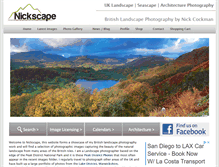 Tablet Screenshot of nickscape.co.uk